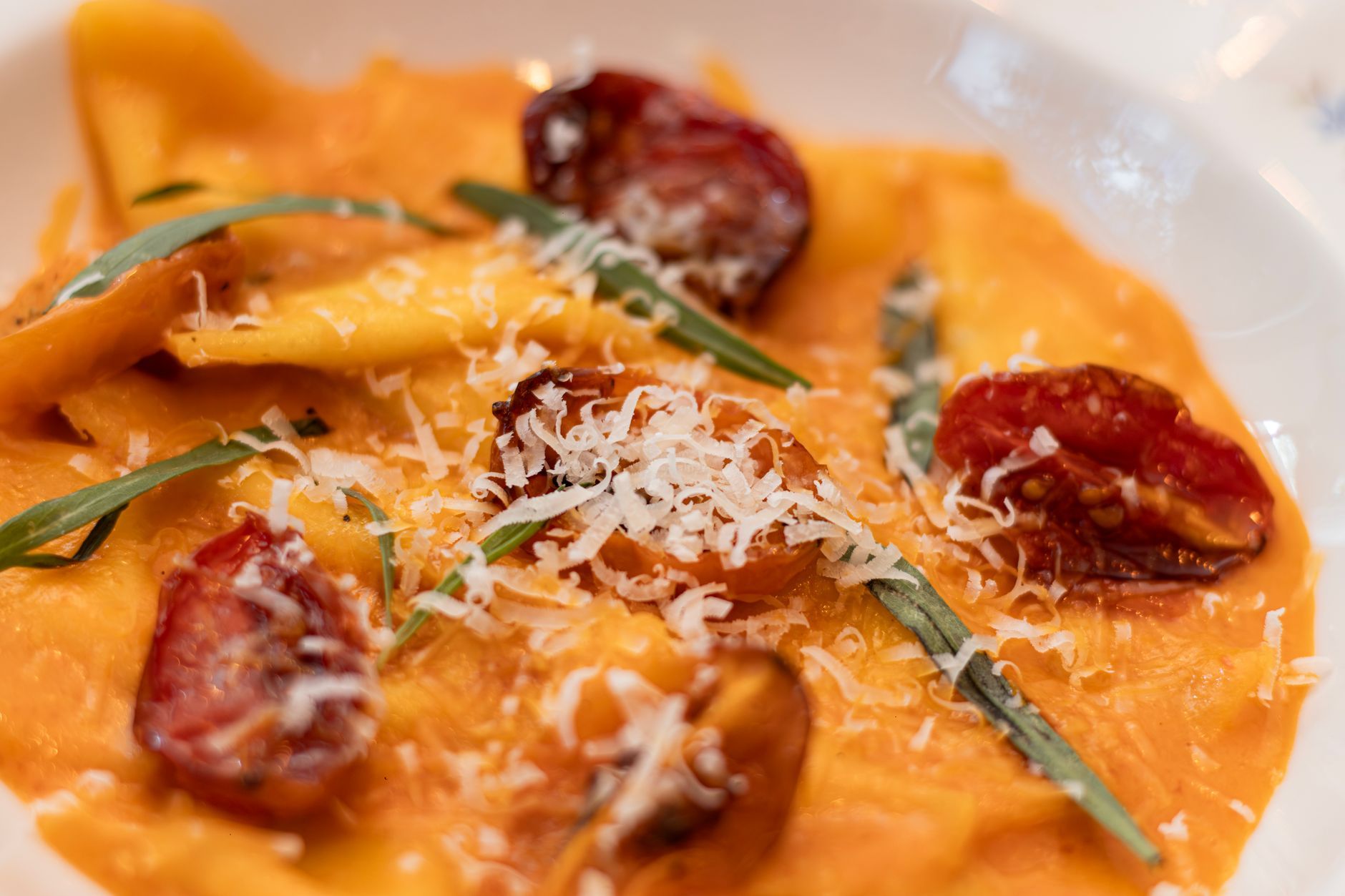 Del Papa signature dish plated